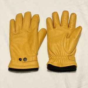 Hestra - Utsjö Elk Leather Gloves in Yellow, size 9